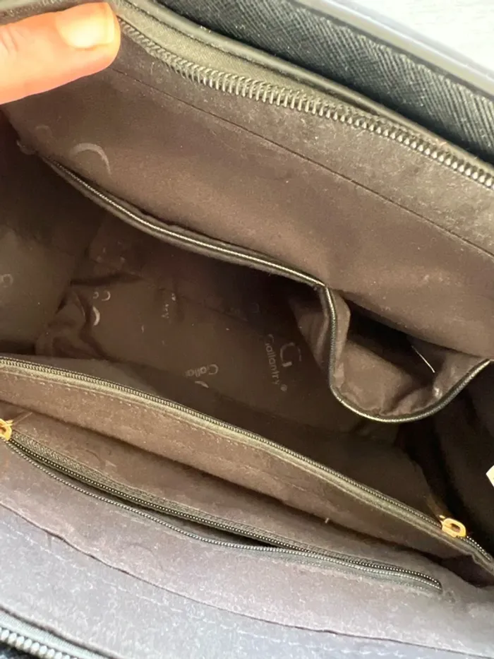 Sac à main Gallantry beige et noir - photo numéro 11