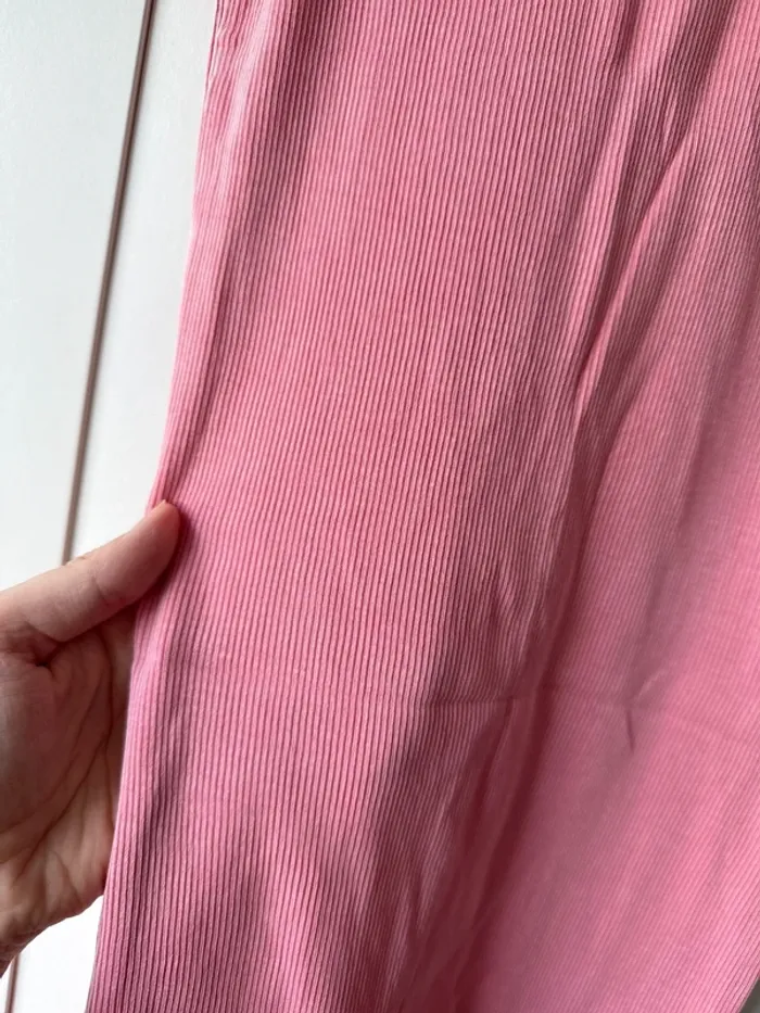 Robe collante enfant rose corail - photo numéro 2