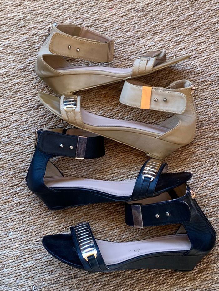 lot de deux paires sandales