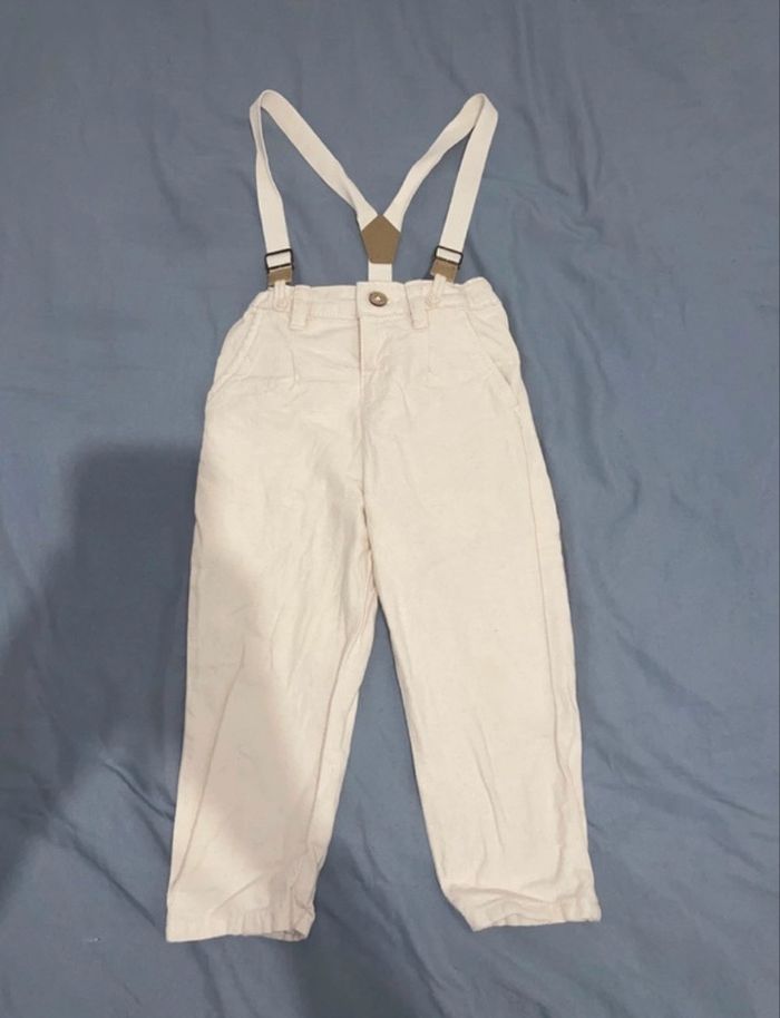 Ensemble salopette / chemise vintage enfant - photo numéro 4