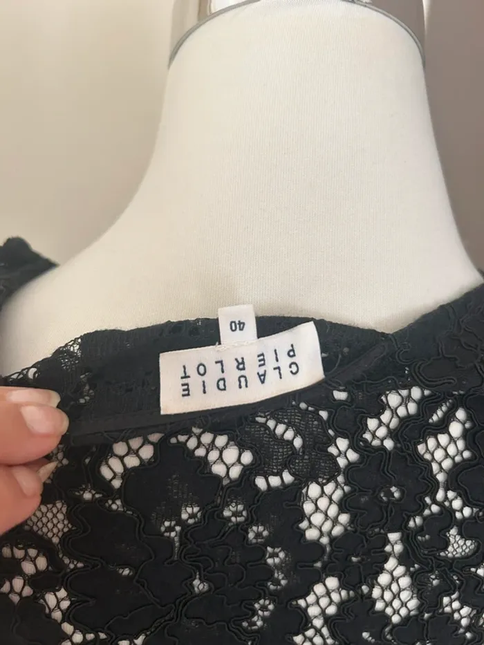 Claudie Pierlot, blouse, top modèle baily femme, taille 40 - photo numéro 5