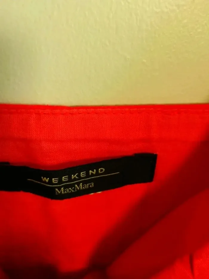 C25 robe rouge Weekend Maxmara 40 - photo numéro 3