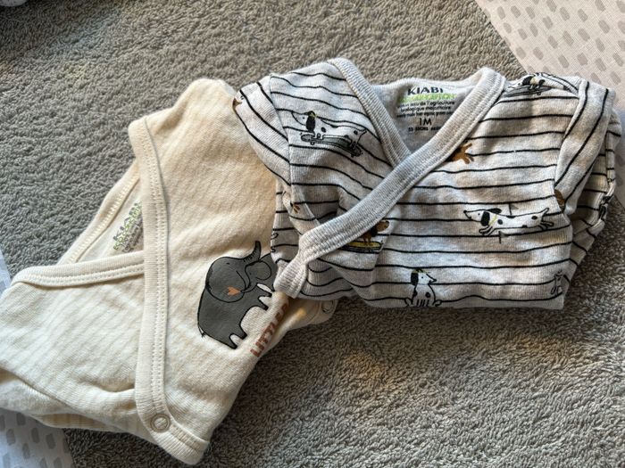 Lot de 2 bodies 1 mois