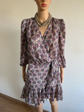 Robe portefeuille imprimée avec manches 3/4 Morgan taille 40 jamais portée (taille petit)