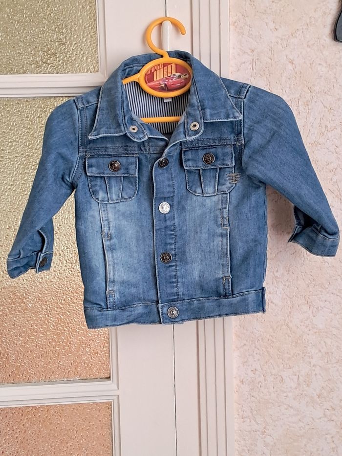 Veste en jean fille 9 mois