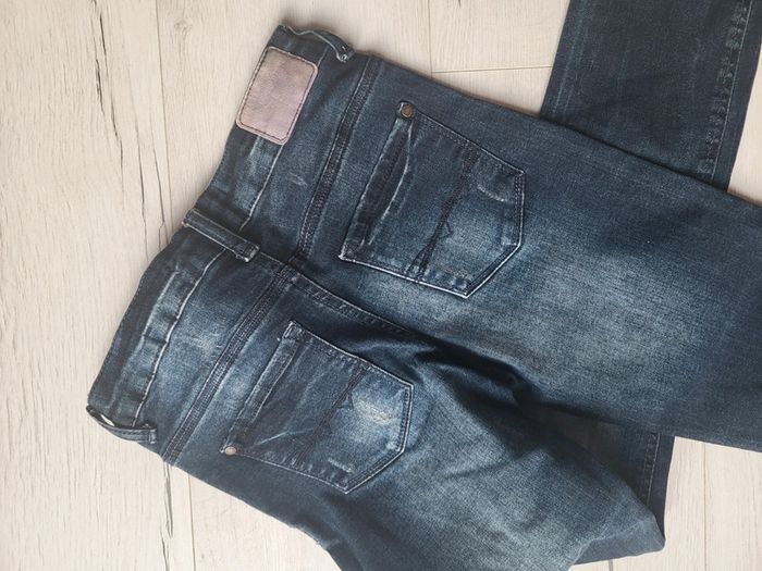 Jean bleu brut bershka 12ans garçon skinny low waist neuf - photo numéro 5