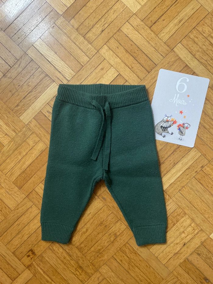 Legging vert tao 6 mois