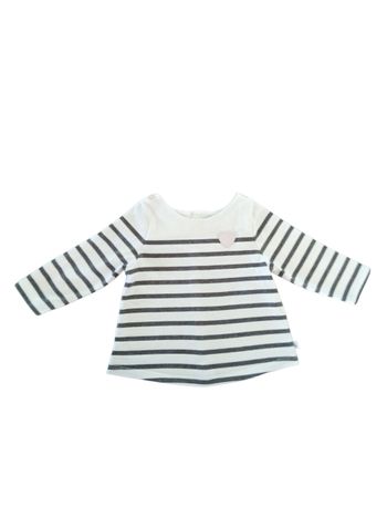 Sweat leger marinière fille