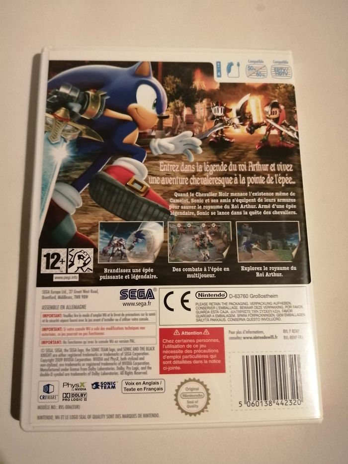 Jeu de Wii : "Sonic Le chevalier noir" - photo numéro 3