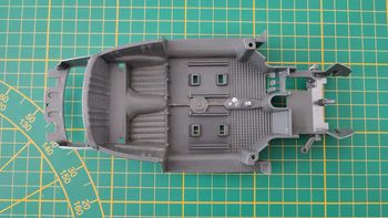 Châssis intérieur pièce détachée miniature Bburago Burago Porsche 356B 1961 1/18 1/18e 1/18ème #B99