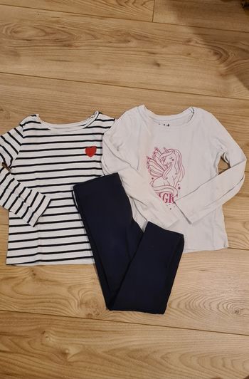 Lot 2 t-shirts ML + 1 legging