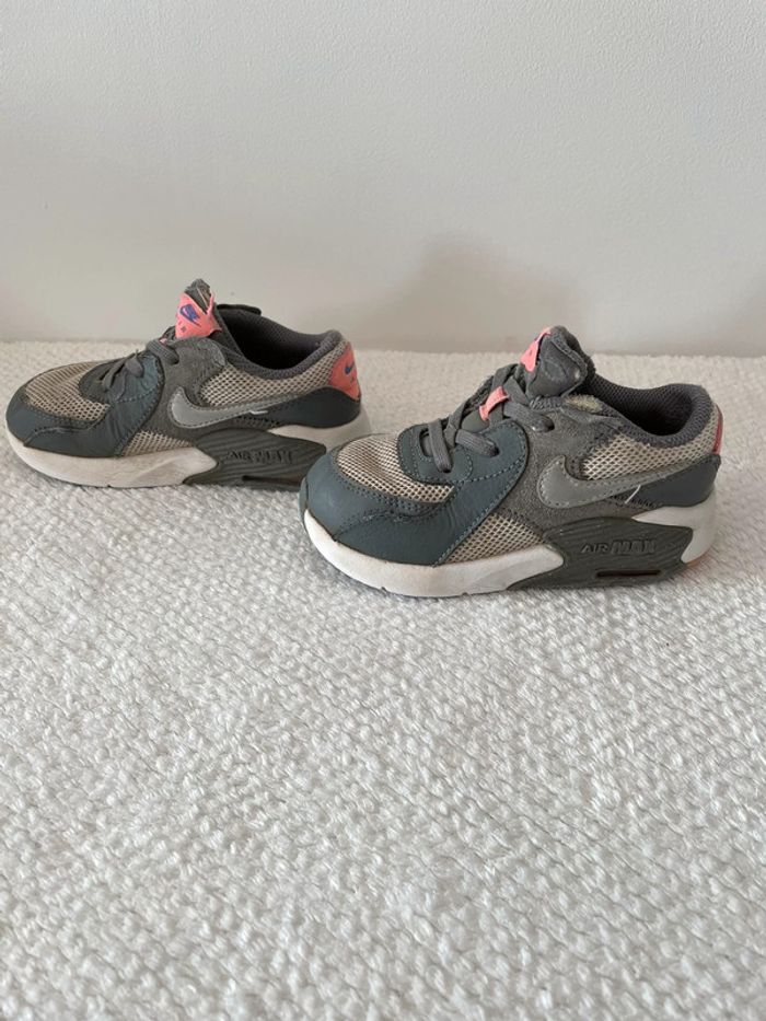 Baskets Nike Air fille grises et roses 26 - photo numéro 5