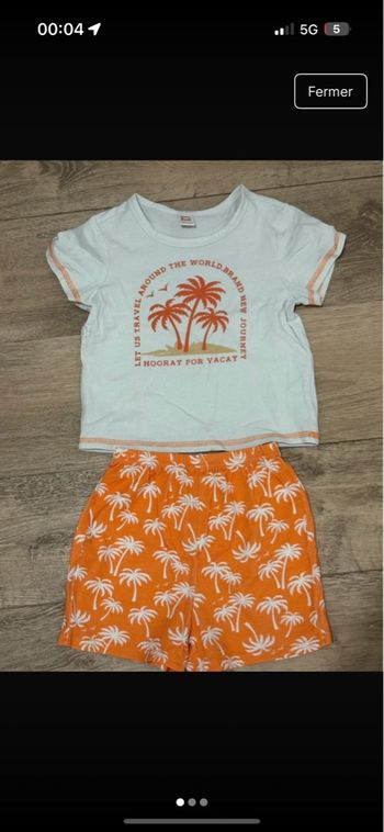 Ensemble été taille 2/3 ans