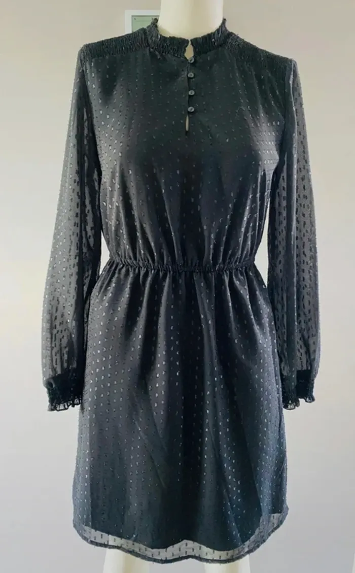 Robe noire camaïeu taille 36