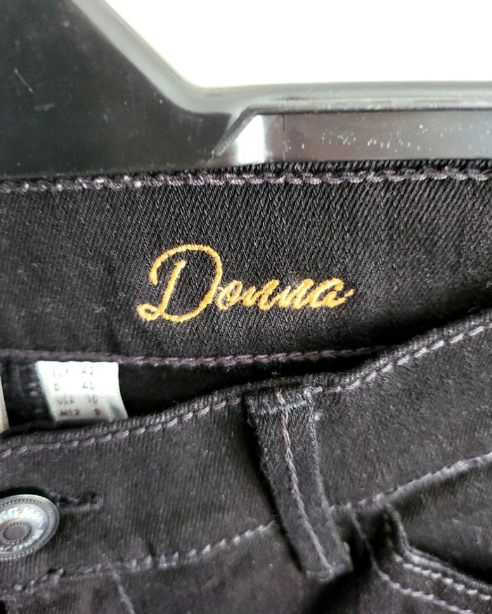 Jeans noir mango taille 42 coupe droite tendance - photo numéro 2