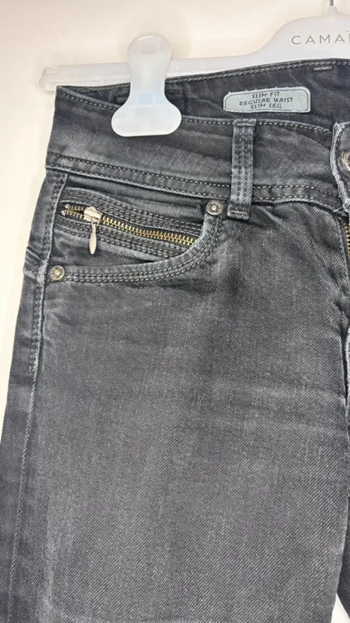👖 Jean noir taille regular taille 34 XS #pepejeans - photo numéro 11