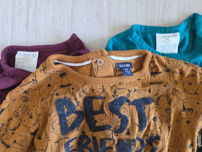 Tee-shirt manches longue kiabi 18 mois - photo numéro 2