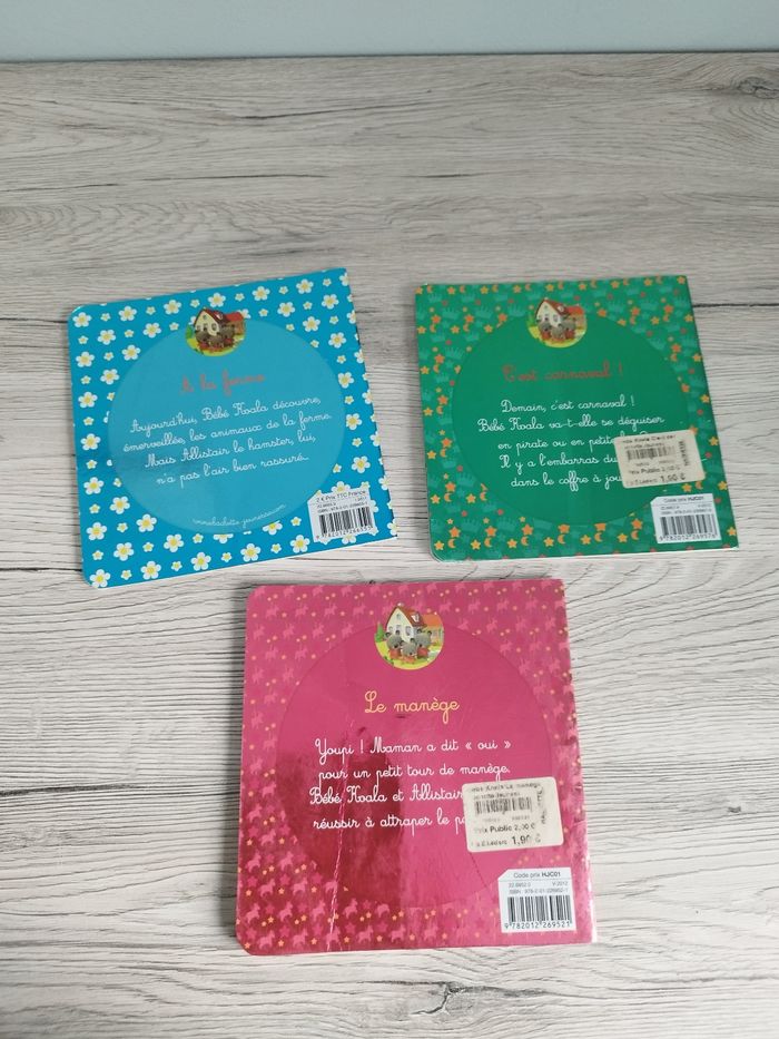 Lot de 3 livres bébé koala - photo numéro 4
