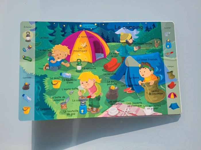 Livre tout-carton, couverture mousse 🦫 L'imagier de la Montagne 🏔 - photo numéro 10