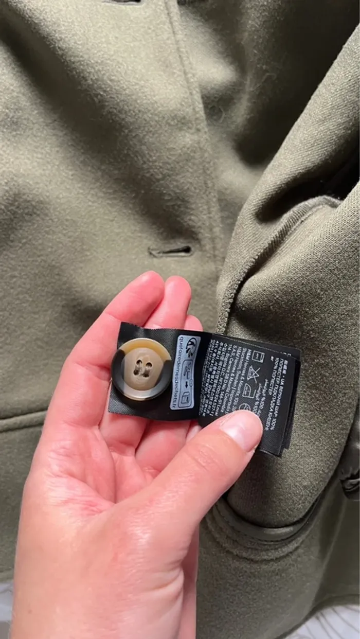 Veste en feutre kaki - photo numéro 4