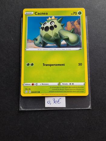 Carte Pokémon Cacnea 4/072
