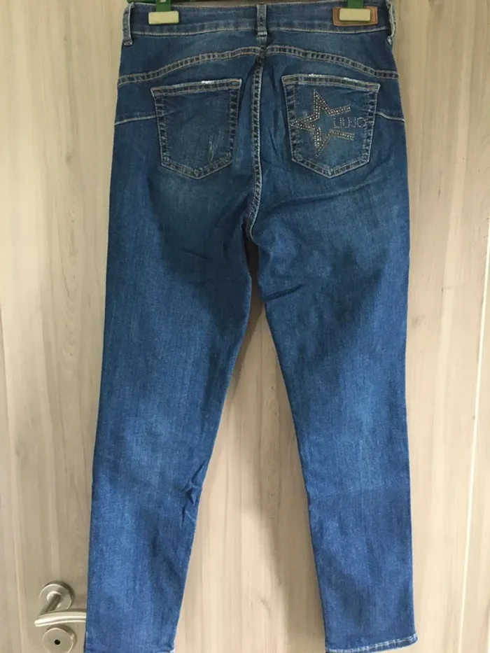 Jean Liu Jo bleu skinny 7-8 neuf ! - photo numéro 2