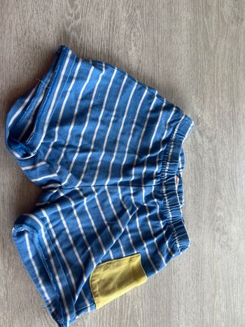 Short bleu 18 mois