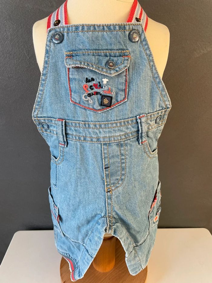 Salopette bébé jean clair