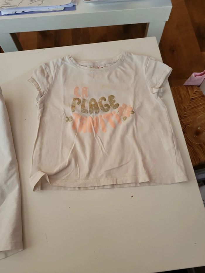 Lot 2 tee shirt tao 3ans - photo numéro 4