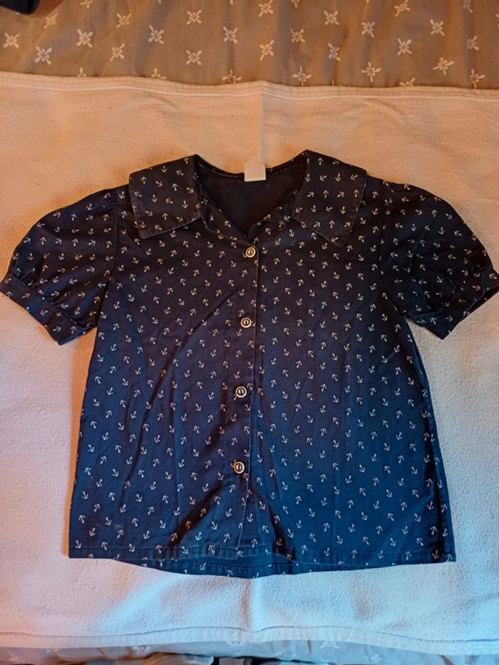 Blouse motif marin taille 8 ans - photo numéro 3