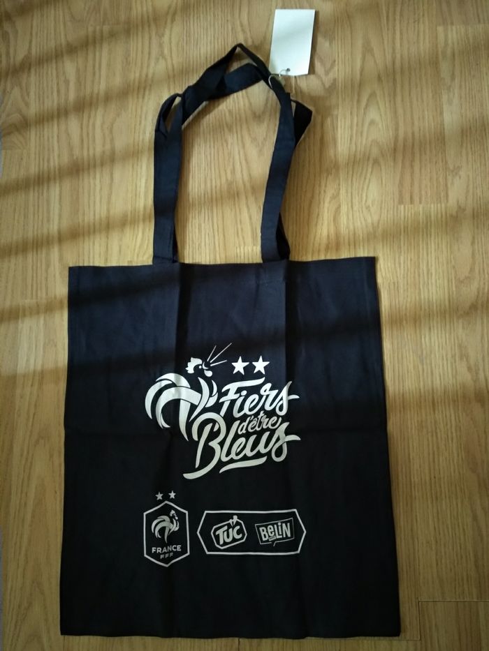 Tote bag publicitaire Fiers d'être Bleus neuf