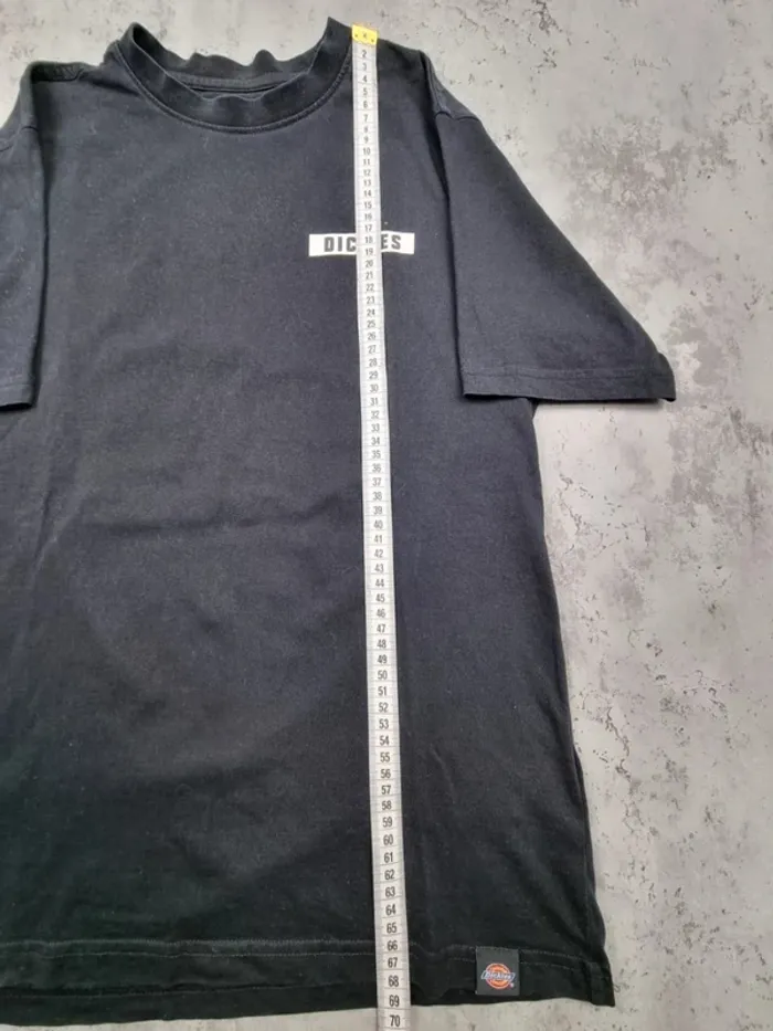 T-shirt Dickies noir – Taille S Hommes (mesures en photos) - photo numéro 8