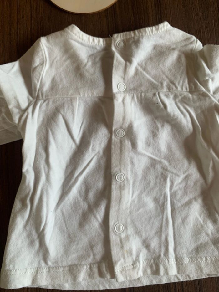 T shirt manches longues Sergent major 3 mois fille - photo numéro 4