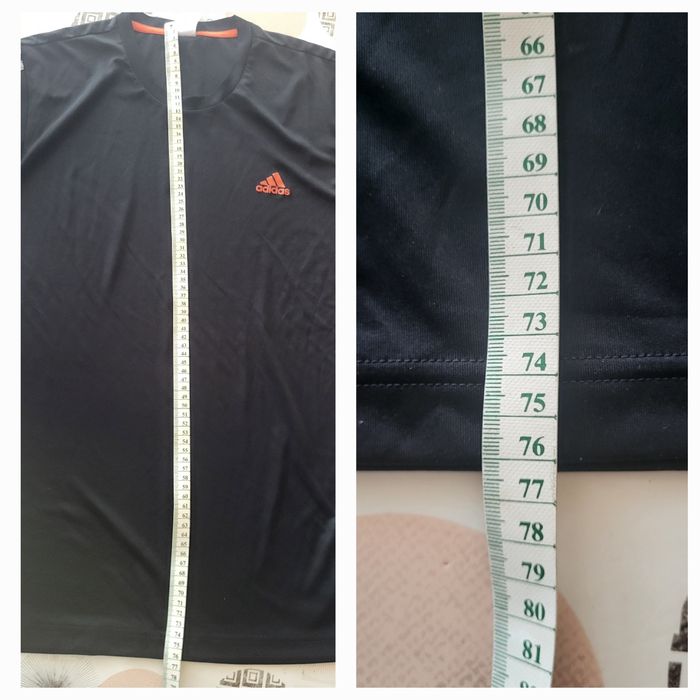 Adidas TShirt MC TFrXL- Noir- Coupe Droite- 100%Polyester en TBE - photo numéro 9