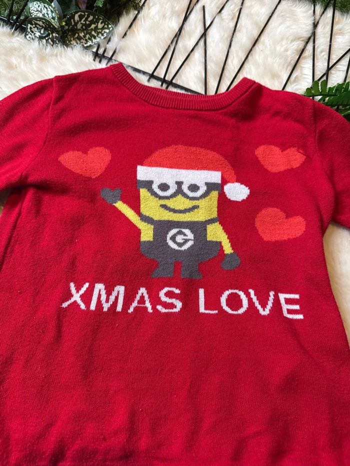 Pull minions de Noel garçon 6 ans - photo numéro 2