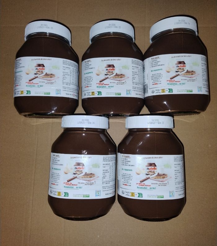 Nutella 5 x 1 kg (date limite de consommation 04/2026) - photo numéro 2