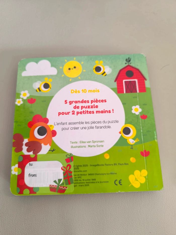 Livre mes puzzles farandole - photo numéro 2