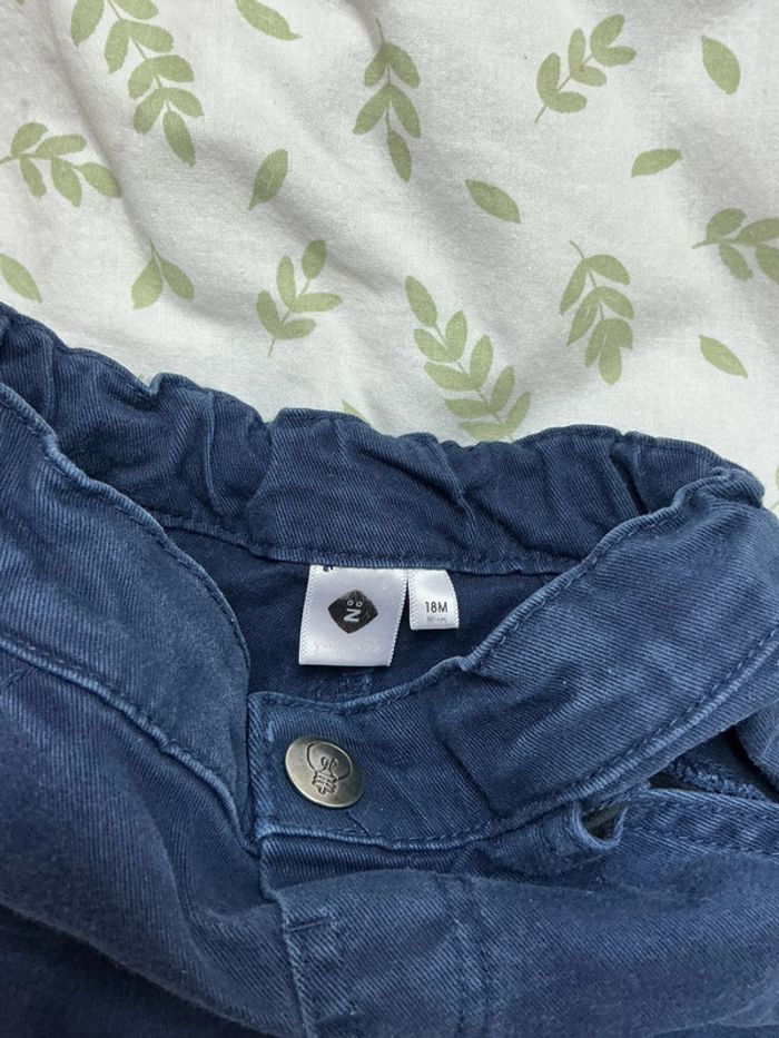 pantalon marine taille réglable 18 mois grain de blé - photo numéro 4