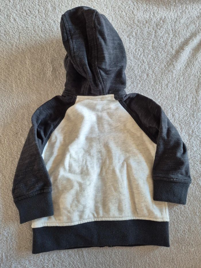 Veste à capuche zippé 12 mois - photo numéro 5