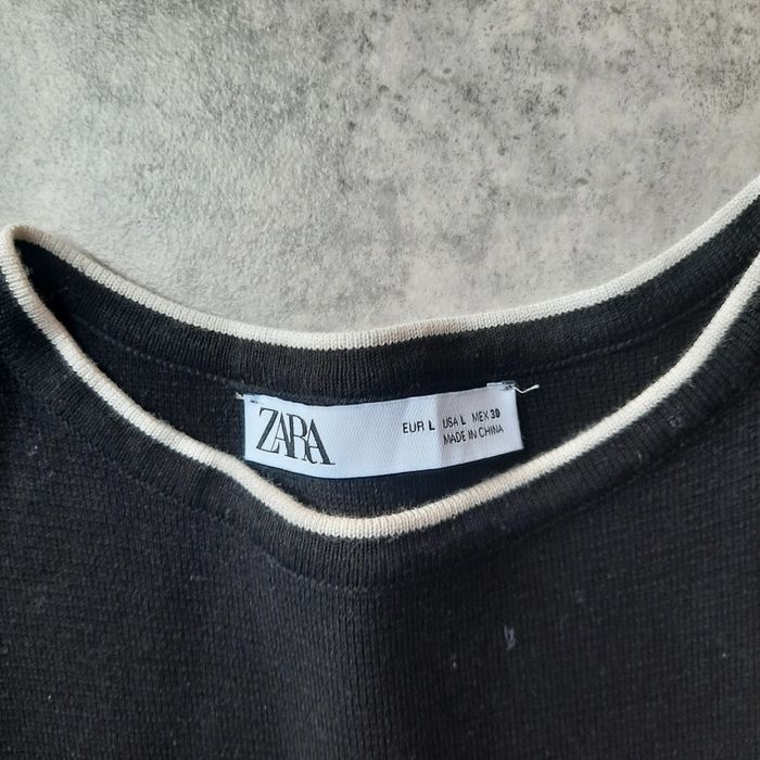 Robe noire Zara Taille L - Style chic et intemporel - photo numéro 2
