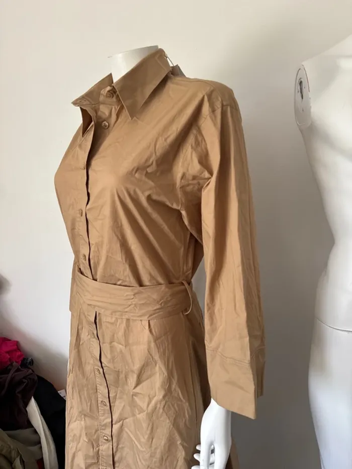 Robe, chemise, femme mango - photo numéro 5