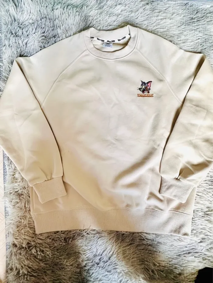 Sweat beige Tom & Jerry | Édition spéciale - photo numéro 6
