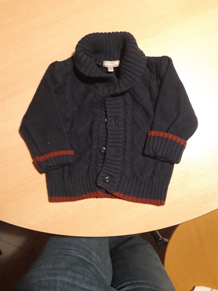 Gilet grain de blé 6 mois - photo numéro 3
