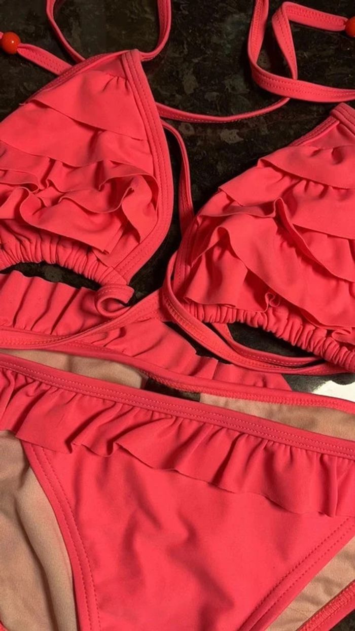 Maillot de bain femme rose, Taille m, en bon état. - photo numéro 2