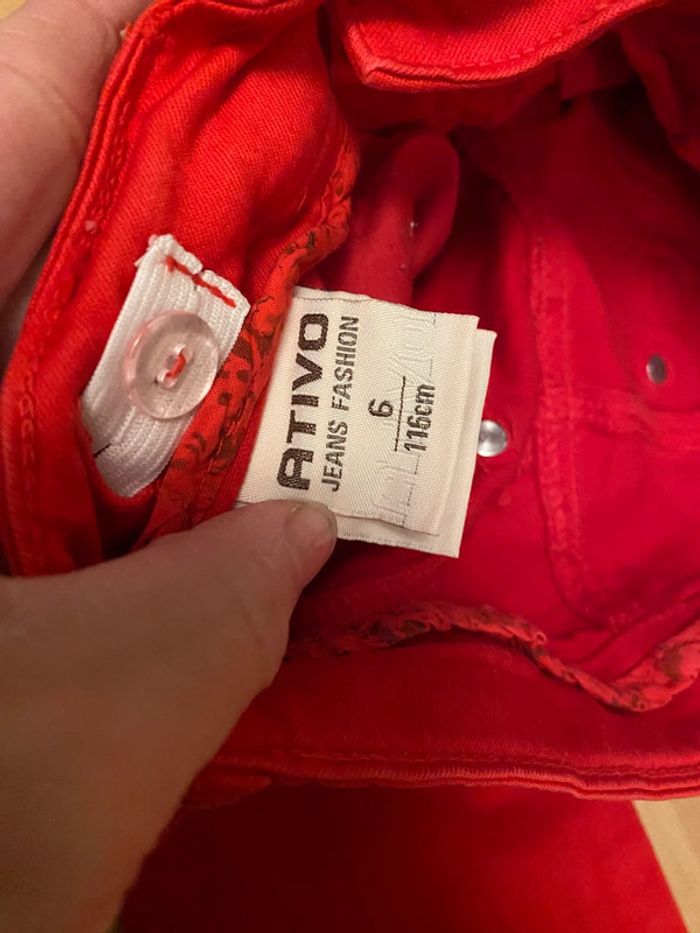 Pantalon jeans Ativo Jeans Fashion Taille 6ans - photo numéro 4