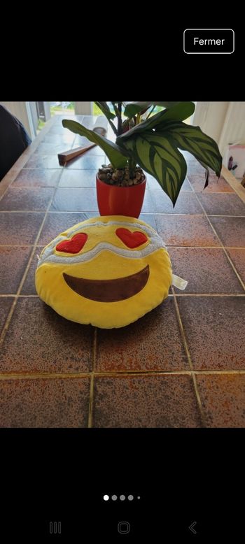 Coussin smiley