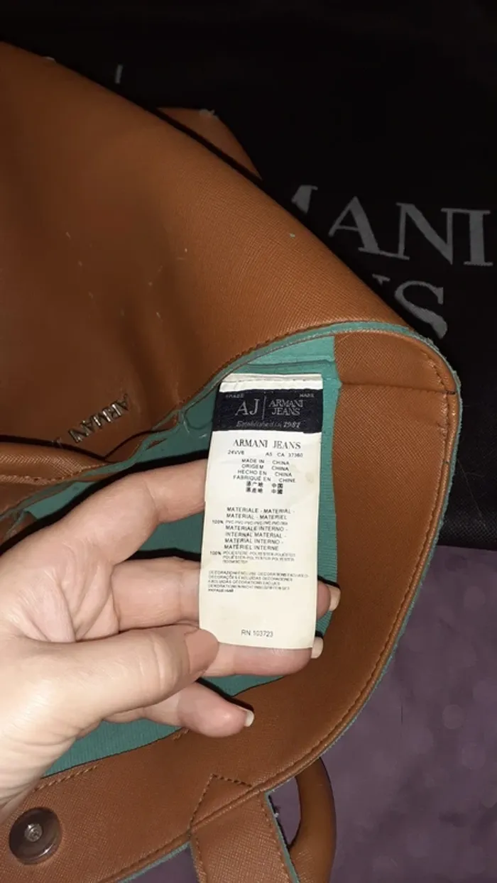Grand sac armani jeans - photo numéro 4