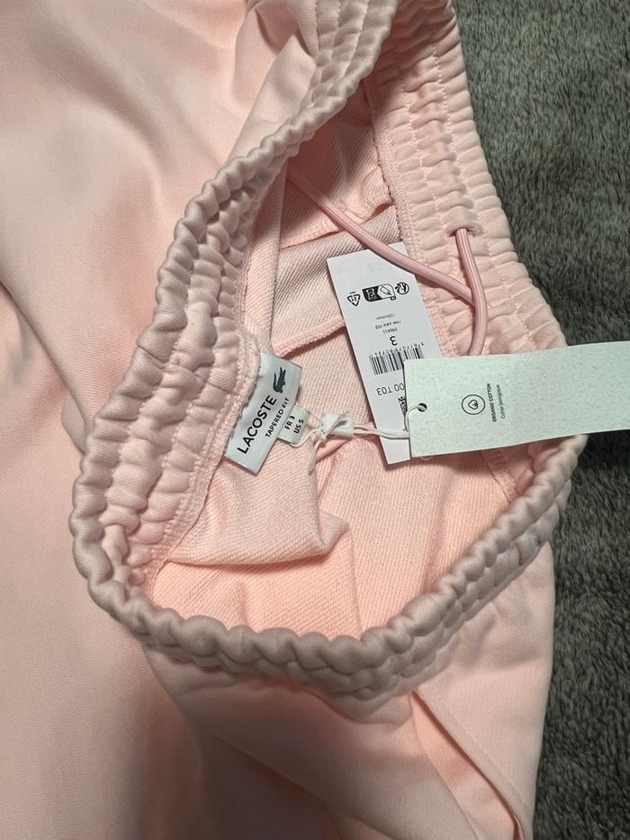 Bas de survêtement jogging Lacoste rose homme - photo numéro 2