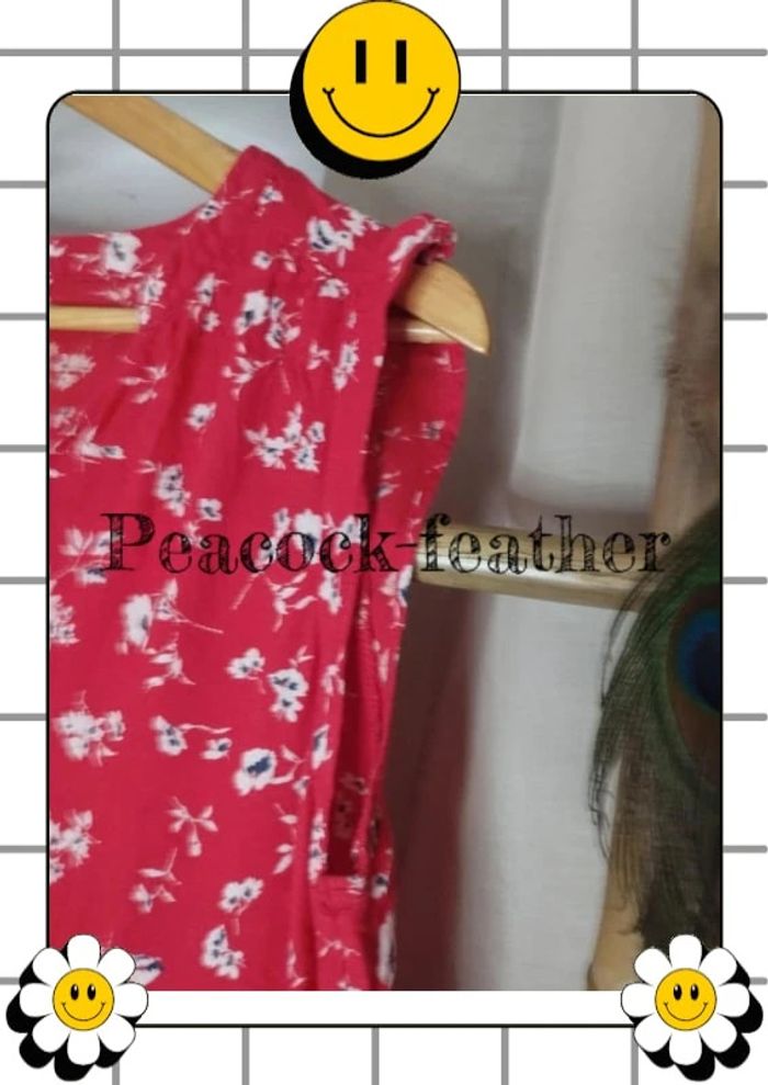 Haut débardeur rouge camaïeu 40/42 - photo numéro 5