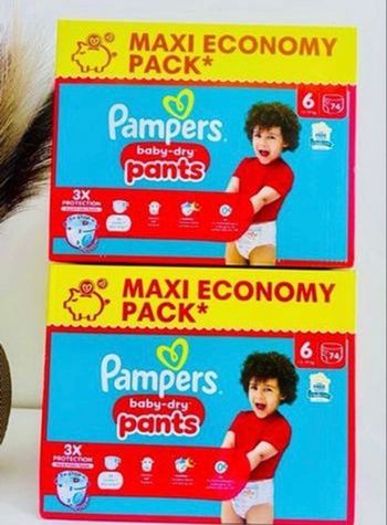 148 Couches Pampers Pants taille 6